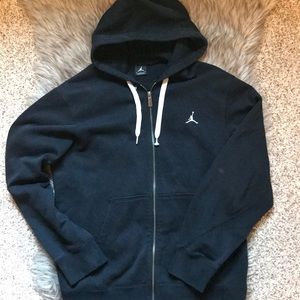 Men’s black Jordan zip up hoodie